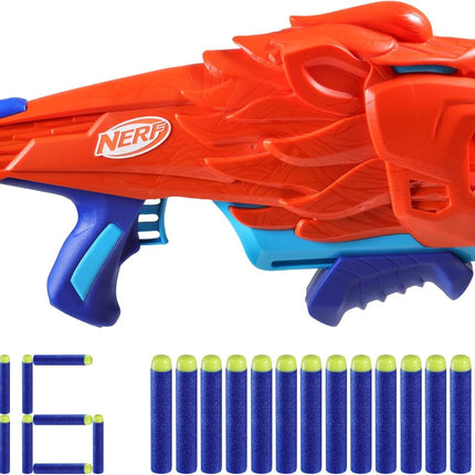 NERF EASY PLAY FURIO  DE LEON SALVAJE lanzador de dardos
