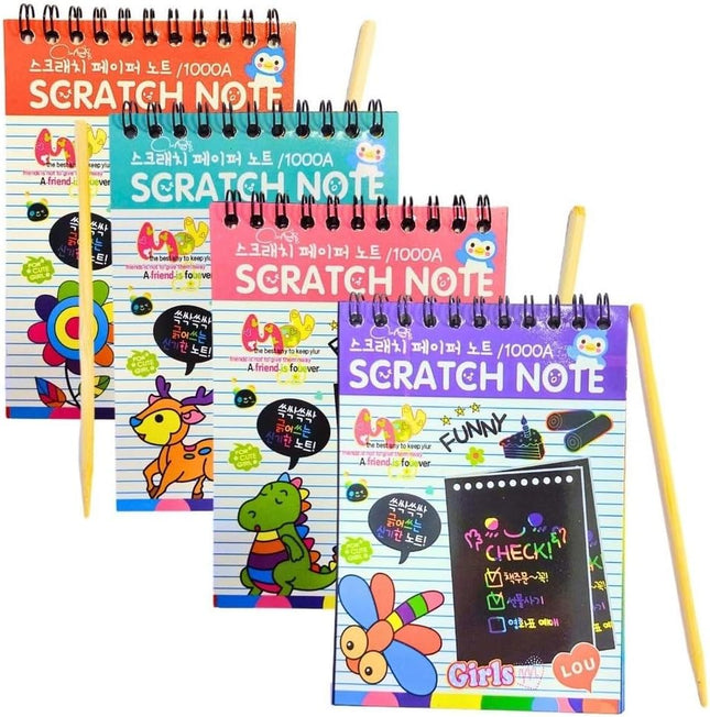 Libreta Scratch Note ZP-1212 Paq 10 pz Storyland