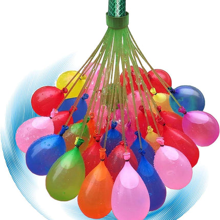 4 Bolsas de Globos Multicolor Llenado Rápido de Agua 32 x10 cm – Accesorio para Llenar Múltiples Globos, Ideal para Juegos de Verano