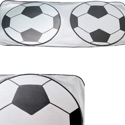 Parasol para Parabrisas de Auto Diseño Balón, Protector Solar Plegable para Carro, Sombrilla Panorámica con Funda 150.5 x 65.5 cm