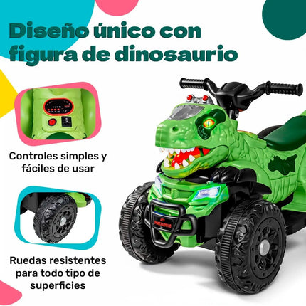 Cuatrimoto Montable Eléctrica con Luz y Sonido, Bluetooth, entrada USB/MP3
