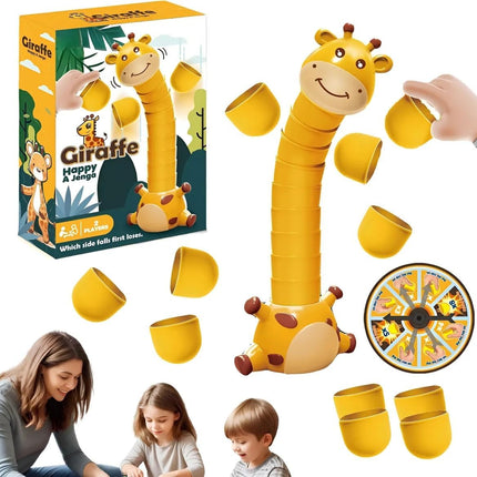 Juego de Mesa Apilar Jirafa – 15 Piezas de Diversión y Habilidad para Niños