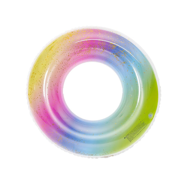 Salvavidas Inflable 60 cm Multicolor – Flotador Dona para Alberca y Playa, Ideal para Niños
