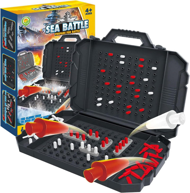 Juego de Mesa Prepararse para la Batalla Marítima – 6 Piezas de Acción y Estrategia Familiar