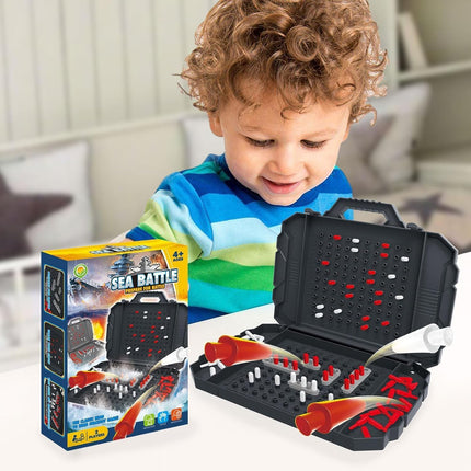 Juego de Mesa Prepararse para la Batalla Marítima – 6 Piezas de Acción y Estrategia Familiar