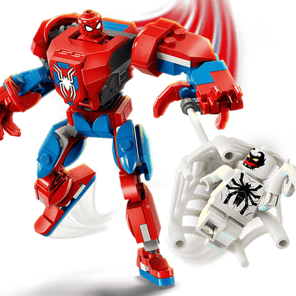 bloque de  Armadura Robótica de Spider-Man vs. el Anti-Venom de 107 piezas