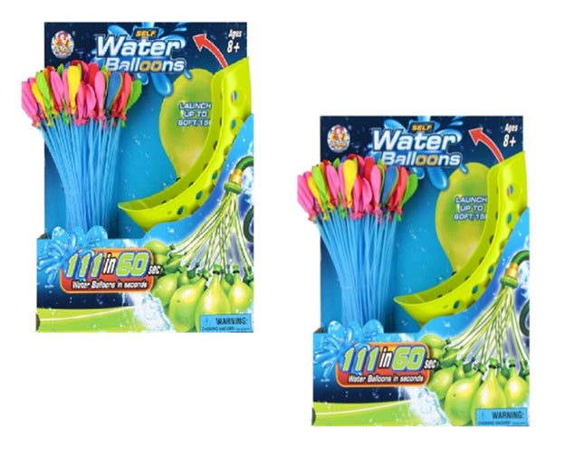 2 Pack de Globos Multicolor Llenado Rápido  de Agua 24 x 29 x 8 cm – Accesorio para Llenar Múltiples Globos, Ideal para Juegos de Verano