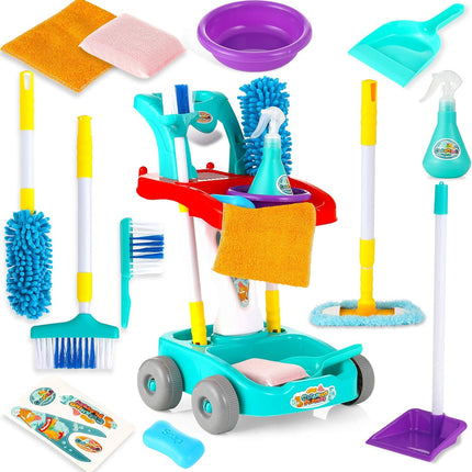 Juego de limpieza para niños pequeños