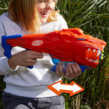 NERF EASY PLAY FURIO  DE LEON SALVAJE lanzador de dardos