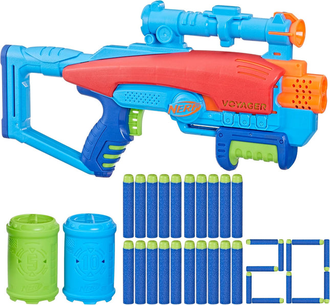 NERF ELITE JR  OBJETIVO DEL VIAJE Lanzador de dardos