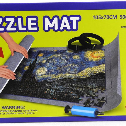 Tapete para Rompecabezas 105x70 cm– Alfombra Didáctica para Niños, Juego de Aprendizaje y Diversión Segura