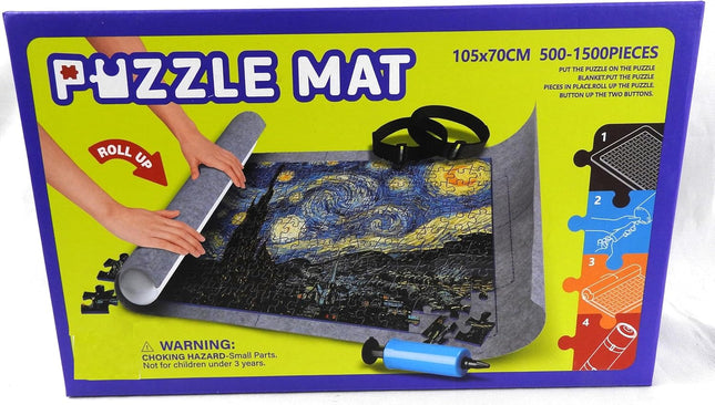 Tapete para Rompecabezas 105x70 cm– Alfombra Didáctica para Niños, Juego de Aprendizaje y Diversión Segura