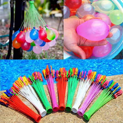 4 Bolsas de Globos Multicolor Llenado Rápido de Agua 32 x10 cm – Accesorio para Llenar Múltiples Globos, Ideal para Juegos de Verano