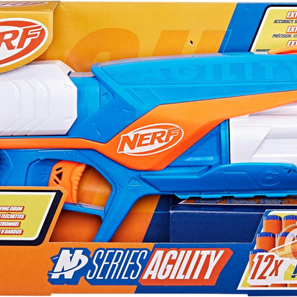 NERF N Series - Lanzador  DE  AGILIDAD 12 Dardos