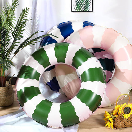 1 Salvavidas Inflable 60 cm Multicolor – Flotador Dona para Alberca y Playa