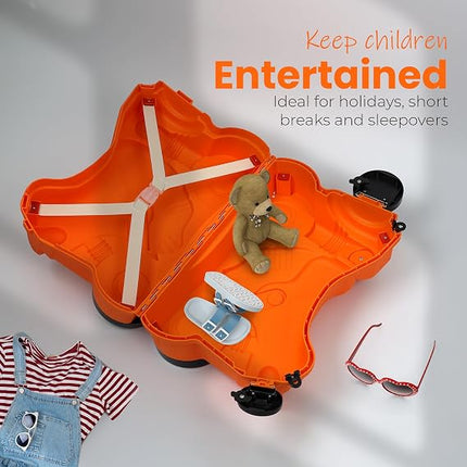 Maleta  Moto colores variables unisex para niños 49x33x24cm. 780262