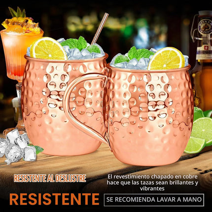 Juego de 4 tazas de acero inoxidable perfectas para vino, cerveza, bebida fría, bar, fiesta, regalos