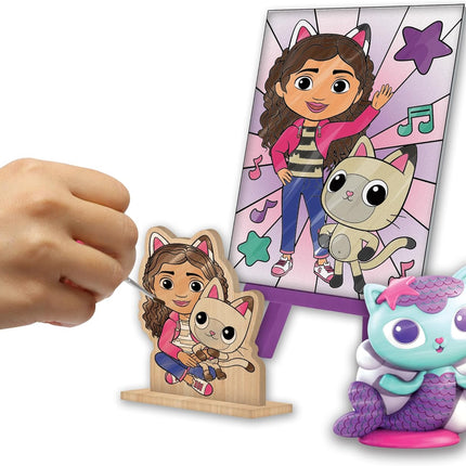 Kit Didáctico Infantil de Creatividad Gabby's Dollhouse 5 en 1 para Niños, Incluye Colores, Stickers y Accesorios Creativos, Regalo Ideal
