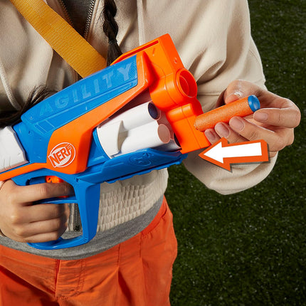 NERF N Series - Lanzador  DE  AGILIDAD 12 Dardos