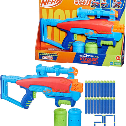 NERF ELITE JR  OBJETIVO DEL VIAJE Lanzador de dardos