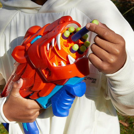 NERF EASY PLAY FURIO  DE LEON SALVAJE lanzador de dardos