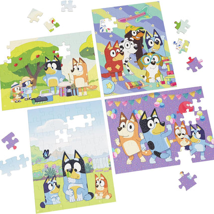 Set de 4 Rompecabezas de 48 Piezas Bluey