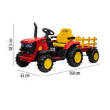 TRACTOR DE GRANJA MONTABLE ELECTRICO CON CONTROL REMOTO