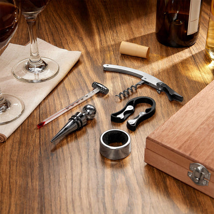 Set para vino con estuche 14.5 x 17.5 cm