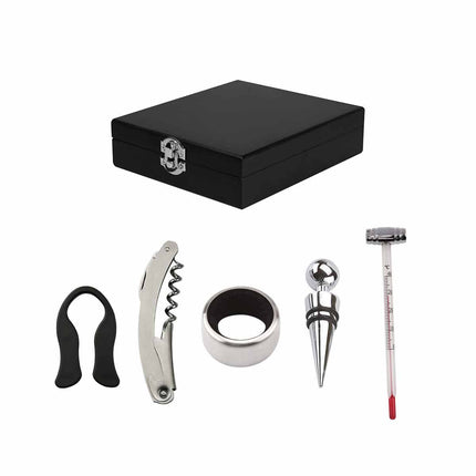 Set para vino con estuche 14.5 x 17.5 cm