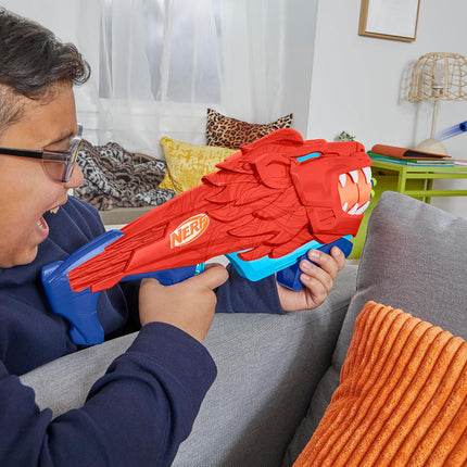 NERF EASY PLAY FURIO  DE LEON SALVAJE lanzador de dardos