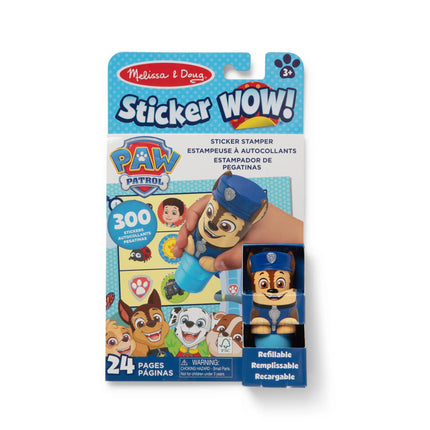 Bloc de actividades y sello de pegatinas Sticker WOW Paw Patrol