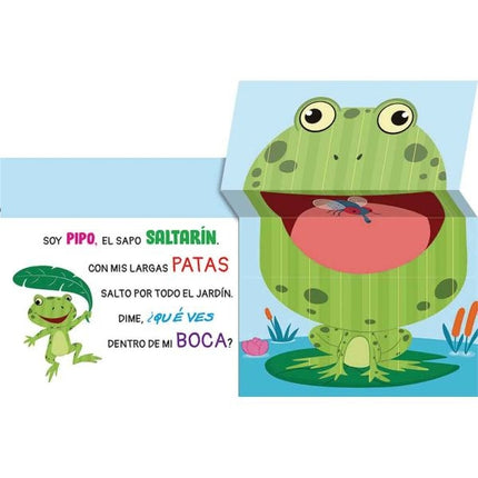 ANIMALES BOCONES LIBRO DIDACTICO 10PAG 21X21CM