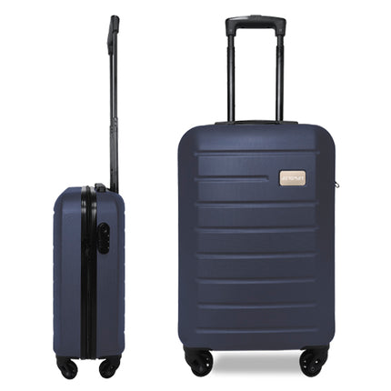 Maleta de Viaje con Ruedas Reforzadas y Candado de Combinación, Equipaje de Mano para Cabina, Asa Metálica Expandible, Doble Compartimento con Cierre
