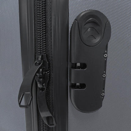 Maleta de Viaje con Ruedas Reforzadas y Candado de Combinación, Equipaje de Mano para Cabina, Asa Metálica Expandible, Doble Compartimento con Cierre
