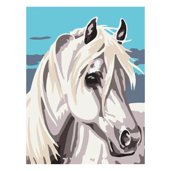 Pinta por Numero Caballo Blanco 30x40CM Storyland BU-0531