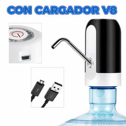 Dispensador Bomba De Agua Recargable Usb Eléctrico