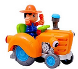 Coche tractor de bebe con luz y sonido storyland 784936 19x17x11cm