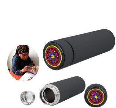 Termo de acero inoxidable  T 76 HUICHOL DIEGO - Storyland