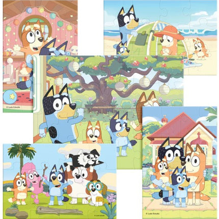 5 Rompecabezas de Bluey JCA-4450 - Storyland
