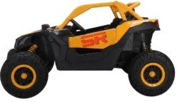 Carro  montable control remoto eléctrico color amarillo 3740120R-2 - Storyland