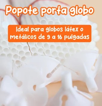 Porta globos kit 50 piezas
