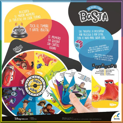 Juego de mesa Basta Deluxe de Pixar JCA-1382 - Storyland