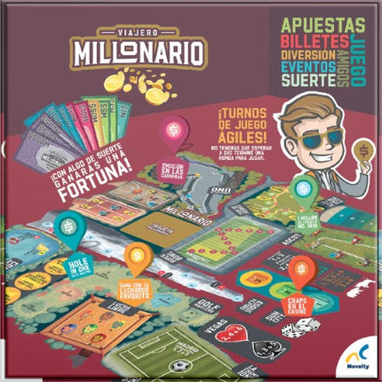 Juego de mesa en Familia viajero Millonario JCA-4086 - Storyland