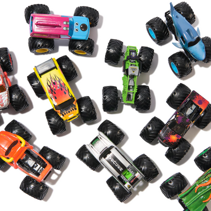 Monster Jam, camión monstruo a escala 1:64 1 pieza  (los estilos pueden variar).