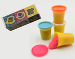 Juego de 3 botes de plastilina