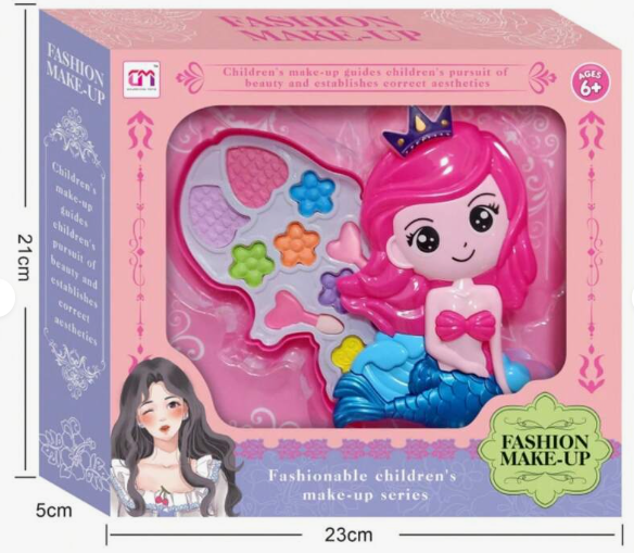 Juego de belleza para niña forma de sirenita 781865- storyland
