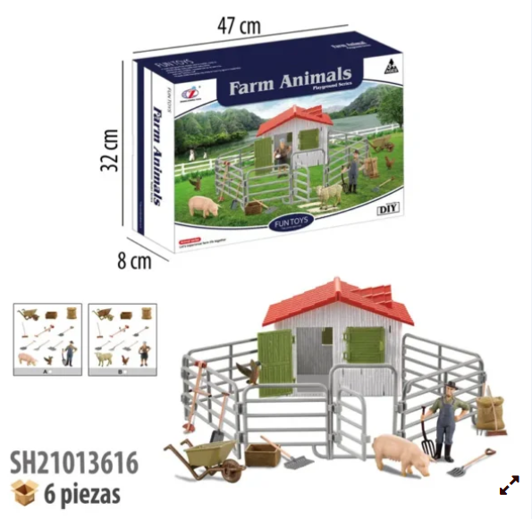 Set de granja con accesorios SH21013616-  STORYLAND
