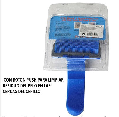 Cepillo p/mascota con boton push ZMA-0010 - Storyland