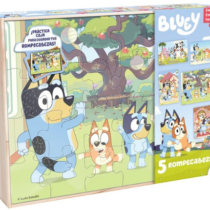 5 Rompecabezas de Bluey JCA-4450 - Storyland