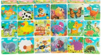 Rompecabezas 14x14 cm 3 piezas SWA3325 - Storyland